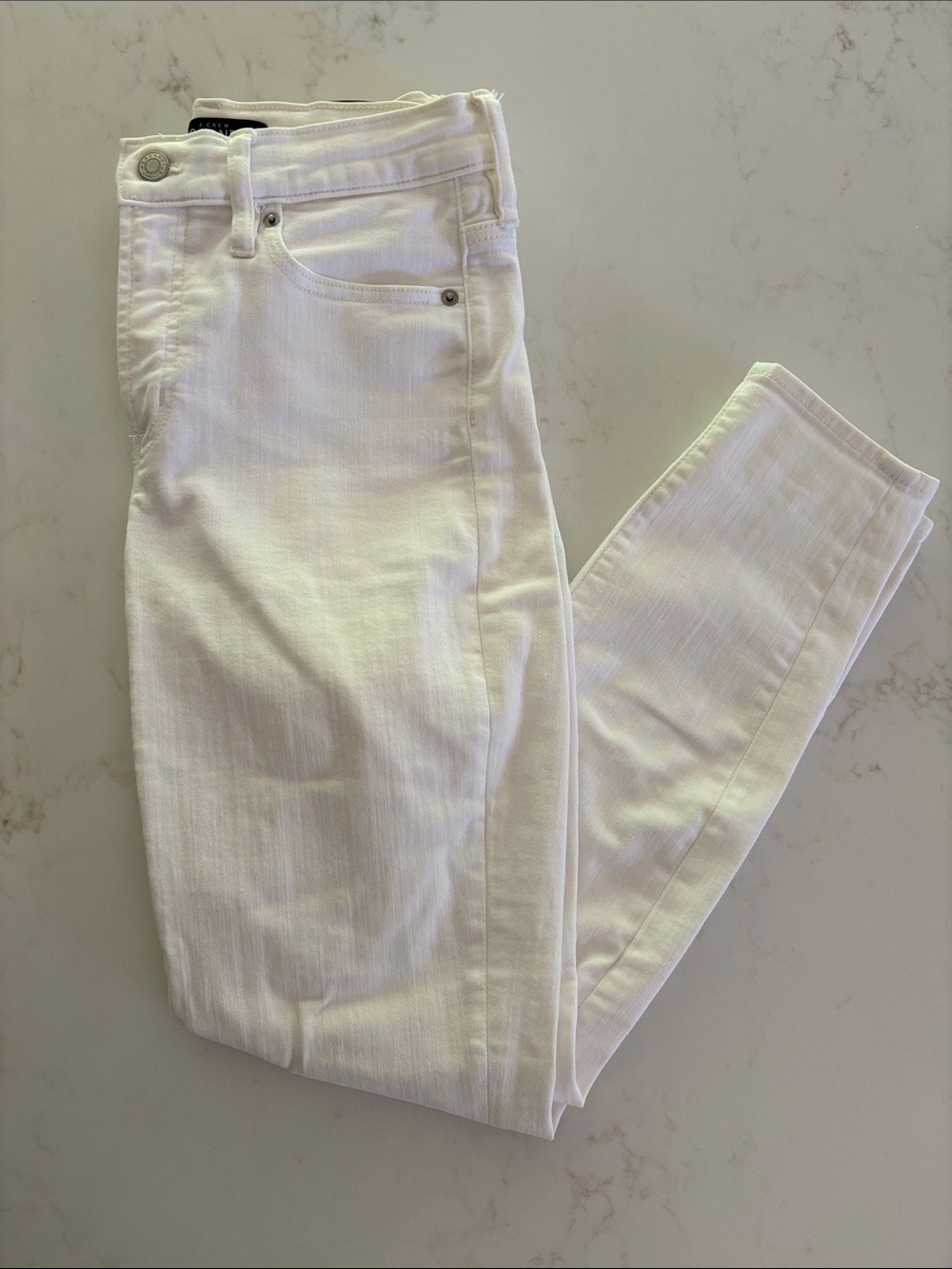 J. Crew White Skinny Jeans